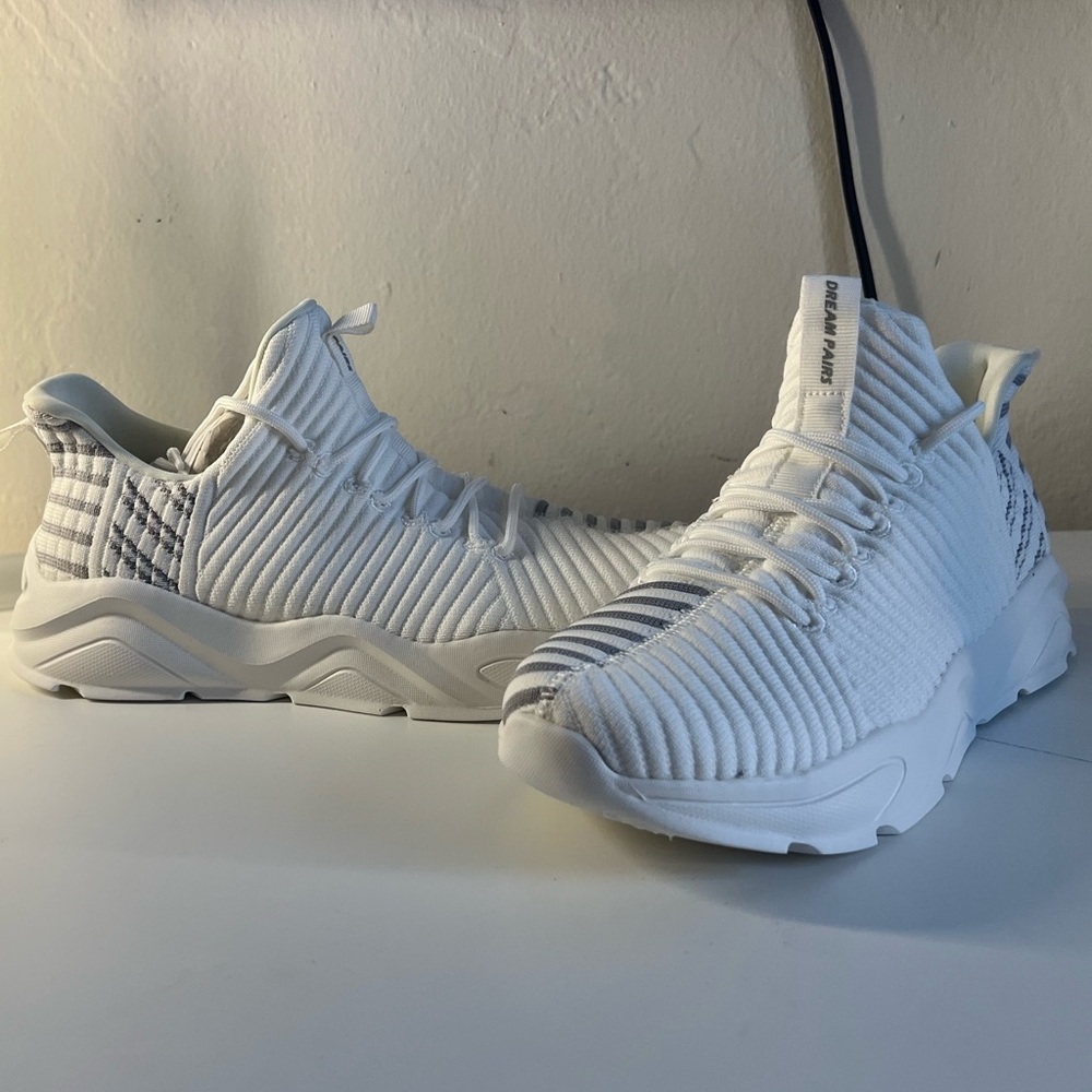 White sneakers